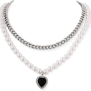 Sacina Gothic Heart, Heart Choker , Goth Jewelry, Halloween Christmas  Necklace